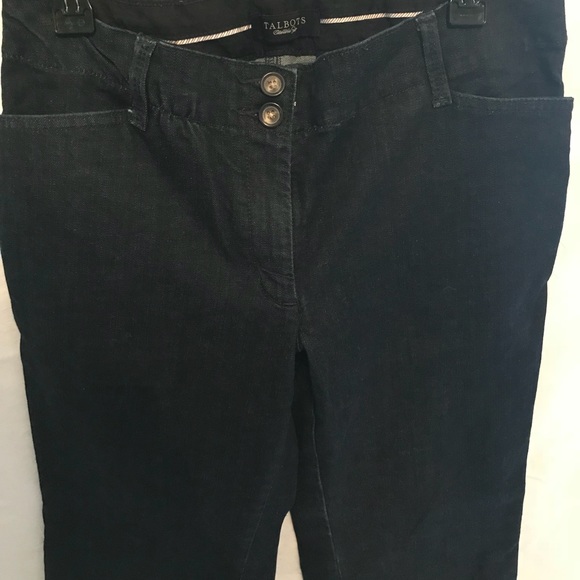 Talbots Signature Flare Bootcut Dark Wash Jeans - Picture 4 of 7